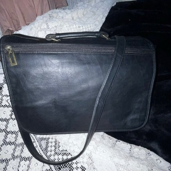 Black Men's Bag Briefcase NWOT - Picture 2 of 6